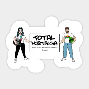 Total Nostalgia Logo Sticker